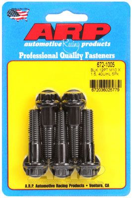 672-1005, ARP 672-1005 Metric Thread Bolt Kit M10 x 1.50 x 40 12pt black oxide bolts в ОАЭ, Дубай. Состояние - новое. Цена 220 AED. Фото, контакты продавца | AUTO.AE