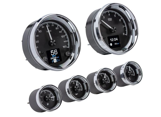 DAK-HDX-2024-K, Dakota Digital HDX Series Universal Round Analog Gauge Kits HDX-2024-K في الإمارات العربية المتحدة, دبي. Condition - new. Price ⁦7,380 AED⁩. Photo, seller contacts | AUTO.AE