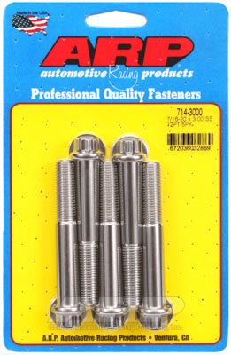 714-3000, ARP 714-3000 SAE Bolt Kit 7/16-20 x 3.000 12pt SS bolts in UAE, Dubai. Condition - new. Price 300 AED. Photo, seller contacts | AUTO.AE