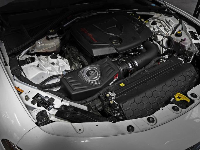 AFE-51-76902-1, aFe Momentum GT Pro Dry S Air Intake Systems for 2017-2026 GIULIA, 2018-2026 STELVIO - 51-76902-1 в ОАЭ, Дубай. Состояние - новое. Цена ⁦1 870 AED⁩. Фото, контакты продавца | AUTO.AE