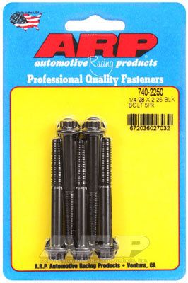 740-2250, ARP 740-2250 SAE Bolt Kit 1/4-28 x 2.250 12pt black oxide bolts في الإمارات العربية المتحدة, دبي. Condition - new. Price 200 AED. Photo, seller contacts | AUTO.AE