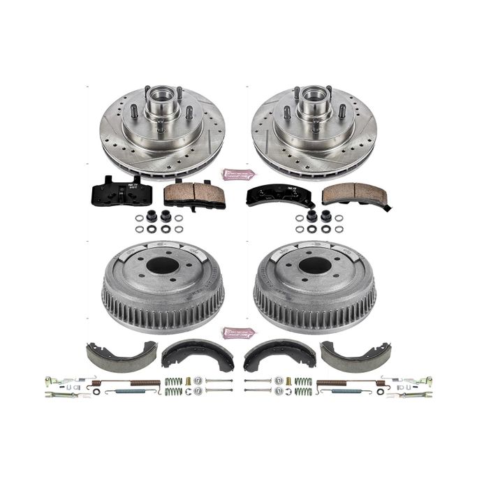 PWR-KOE15138DK, PowerStop Autospecialty Stock Replacement Disc and Drum Brake Kits for 1995-1999 C1500, YUKON, 1995-2000 TAHOE - KOE15138DK в ОАЭ, Дубай. Состояние - новое. Цена ⁦2 250 AED⁩. Фото, контакты продавца | AUTO.AE