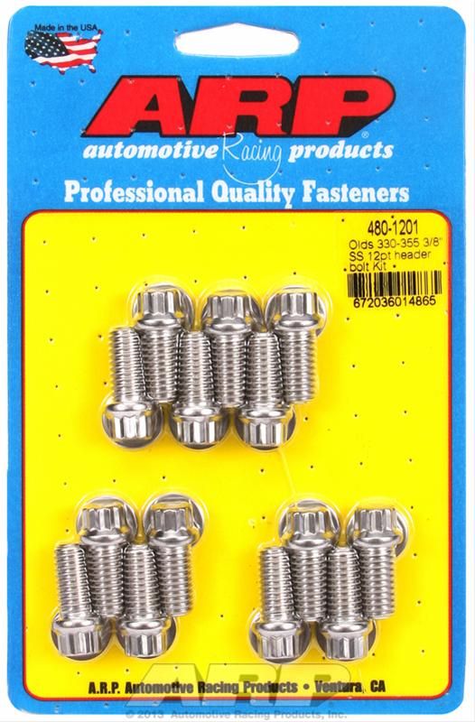 ARP-480-1201, ARP Stainless Steel Header Bolts 480-1201 в ОАЭ, Дубай. Состояние - новое. Цена 180 AED. Фото, контакты продавца | AUTO.AE