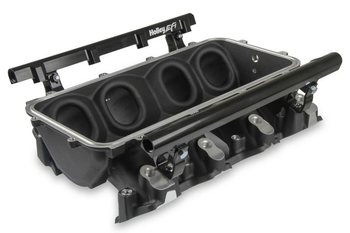 HLY-300-670BK, Holley LS Modular Lo-Ram EFI Intake Manifolds 300-670BK в ОАЭ, Дубай. Состояние - новое. Цена 3 290 AED. Фото, контакты продавца | AUTO.AE