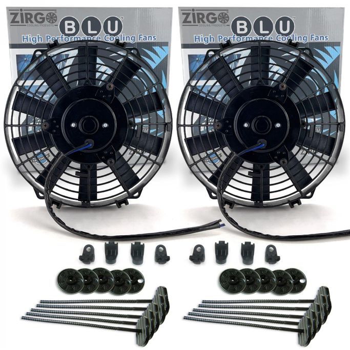ZIR-315256, 9 Inch 839 CFM Zirgo BLU High Performance Electric Fan ZIRZFB9DUAL в ОАЭ, Дубай. Состояние - новое. Цена ⁦790 AED⁩. Фото, контакты продавца | AUTO.AE