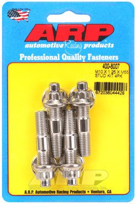 400-8007, ARP 400-8007 Accessory Stud Kit M10 x 1.25 x 55mm. SS. broached. 4 pieces в ОАЭ, Дубай. Состояние - новое. Цена 410 AED. Фото, контакты продавца | AUTO.AE