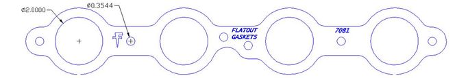 FOG-7081, Flatout Gaskets GPC Header Gaskets 7081 в ОАЭ, Дубай. Состояние - новое. Цена 170 AED. Фото, контакты продавца | AUTO.AE