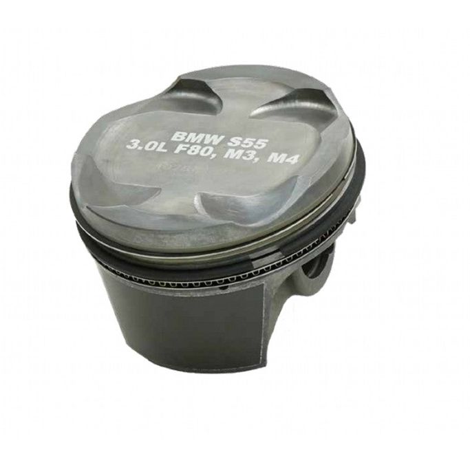 197879807T, MAHLE 197879807T Piston Kit with TBC (84.00mm x 32.4mm CH, 89.6mm stroke, 144.35mm rod, 22mm pin, -10.5cc, 325g, 10.2CR, 2618) for BMW M3 (F80)/M4 (F82) S55 3.0L in UAE, Dubai. Condition - new. Price ⁦5,420 AED⁩. Photo, seller contacts | AUTO.AE
