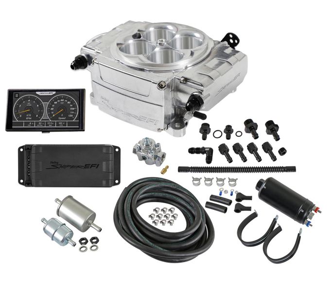 SNE-550-510-5PK, Holley Sniper 2 EFI 650 HP Inline Pump Fuel Injection Systems with Power Distribution Module 550-510-5PK in UAE, Dubai. Condition - new. Price 9,240 AED. Photo, seller contacts | AUTO.AE