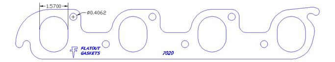 FOG-7020, Flatout Gaskets GPC Header Gaskets 7020 في الإمارات العربية المتحدة, دبي. Condition - new. Price 200 AED. Photo, seller contacts | AUTO.AE