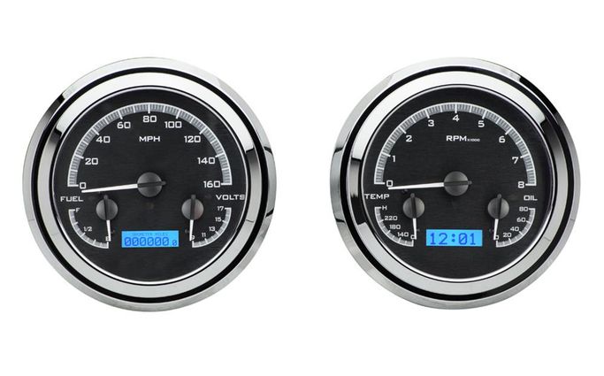 DAK-VHX47CPUKB, Dakota Digital VHX Series Direct-Fit Analog Gauge Systems for 1947-1953 SEDAN DELIVERY, TRUCK - VHX-47C-PU-K-B в ОАЭ, Дубай. Состояние - новое. Цена ⁦4 520 AED⁩. Фото, контакты продавца | AUTO.AE
