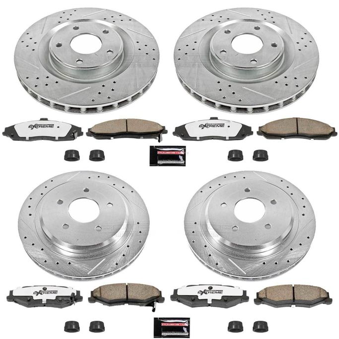 PWR-K1418-26, PowerStop Z26 Street Warrior Brake Upgrade Kits for 2005-2013 CORVETTE, 2005-2007 XLR - K1418-26 في الإمارات العربية المتحدة, دبي. Condition - new. Price ⁦2,690 AED⁩. Photo, seller contacts | AUTO.AE