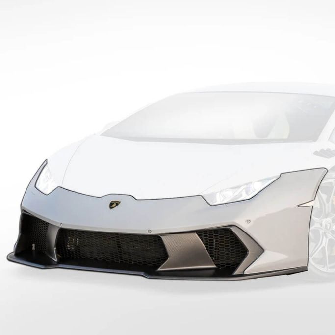 0910LOV, VORSTEINER 0910LOV Front Bumper with Front Spoiler NOVARA EDIZIONE (Gloss Carbon) for LAMBORGHINI Huracan LP610-4 / LP580-2 في الإمارات العربية المتحدة, دبي. Condition - new. Price ⁦42,940 AED⁩. Photo, seller contacts | AUTO.AE