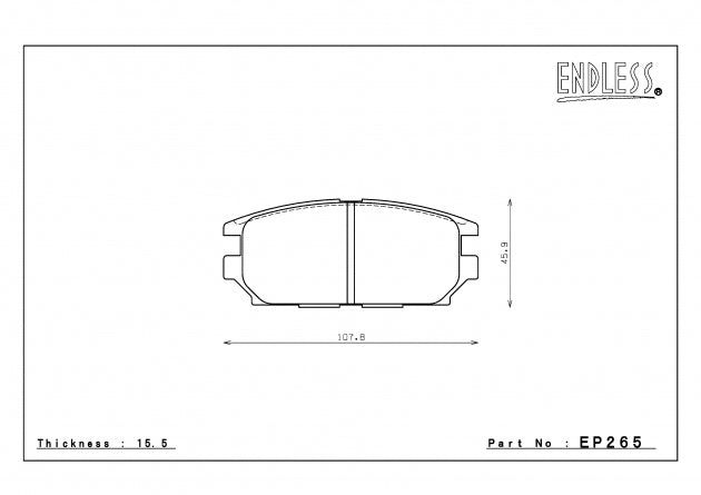 EP265CCRG, ENDLESS EP265CCRG Rear brake pads MITSUBISHI LANCER EVO V-IX в ОАЭ, Дубай. Состояние - новое. Цена 1 190 AED. Фото, контакты продавца | AUTO.AE