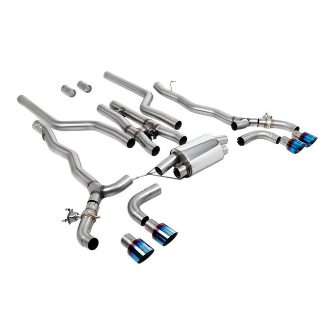 SSXBM1183, MILLTEK SSXBM1183 Cat-Back Exhaust, 3.15" (Blue Titanium GT-100 Trims) for BMW M5 / M5 Competition (F90) OPF/GPF in UAE, Dubai. Condition - new. Price ⁦30,480 AED⁩. Photo, seller contacts | AUTO.AE