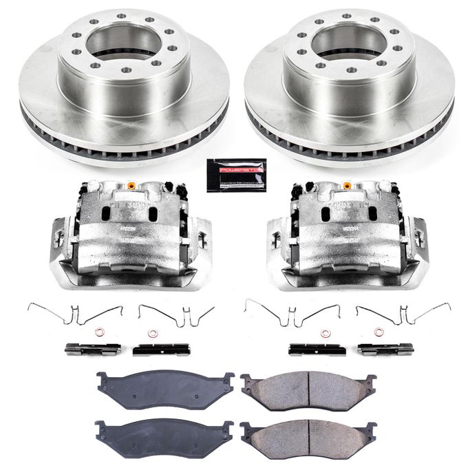 PWR-KCOE5965, PowerStop Z17 Evolution Plus Stock Replacement Brake Kits with Calipers for 2005-2016 F-450 SUPER DUTY, F-550 SUPER DUTY - KCOE5965 في الإمارات العربية المتحدة, دبي. Condition - new. Price ⁦5,400 AED⁩. Photo, seller contacts | AUTO.AE