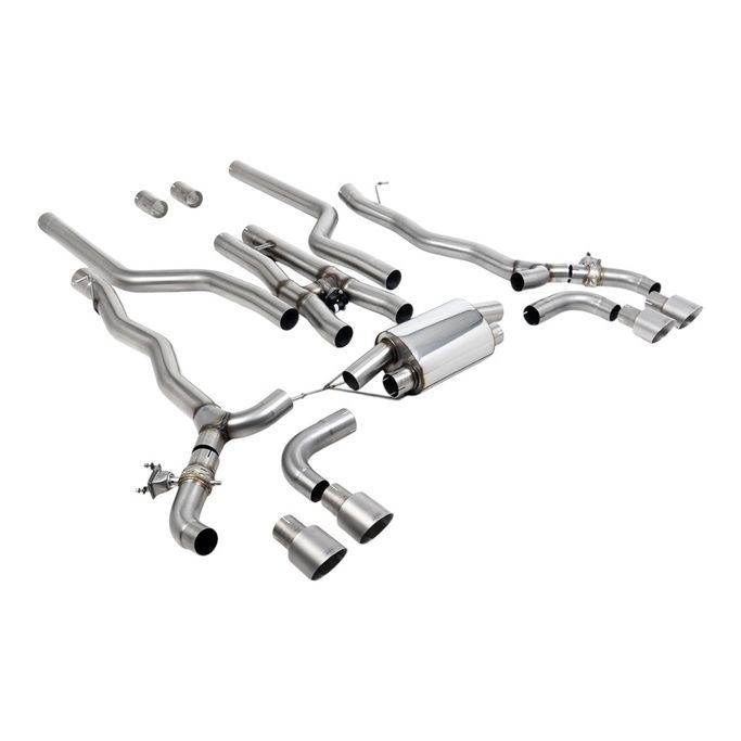 SSXBM1182, MILLTEK SSXBM1182 Cat-Back Exhaust, 3.15" (Brushed Titanium GT-100 Trims) for BMW M5 / M5 Competition (F90) OPF/GPF в ОАЭ, Дубай. Состояние - новое. Цена ⁦28 340 AED⁩. Фото, контакты продавца | AUTO.AE