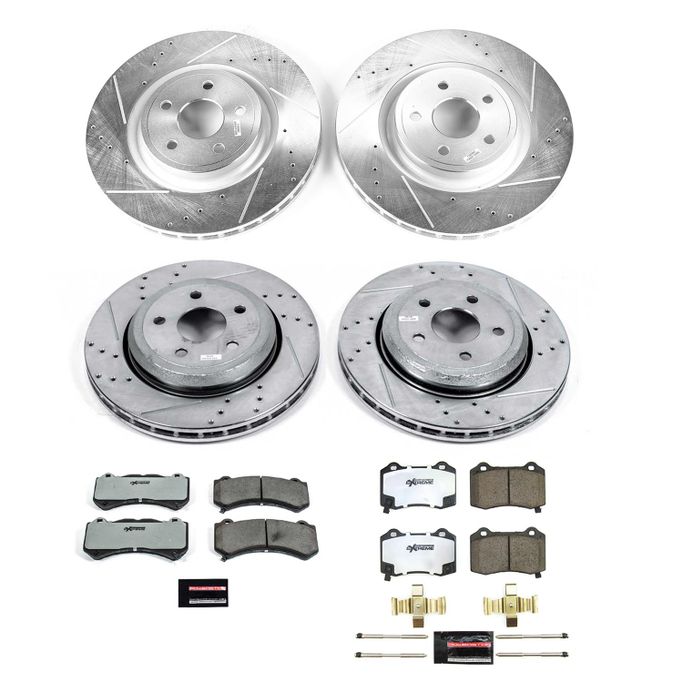 PWR-K8760-26, PowerStop Z26 Street Warrior Brake Upgrade Kits for 2018-2020 DURANGO, GRAND CHEROKEE - K8760-26 في الإمارات العربية المتحدة, دبي. Condition - new. Price ⁦3,920 AED⁩. Photo, seller contacts | AUTO.AE