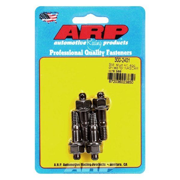 300-2401, ARP 300-2401 Carburetor Stud Kit Standard. 1 stud drilled for wire seal. 8740. hex في الإمارات العربية المتحدة, دبي. Condition - new. Price 220 AED. Photo, seller contacts | AUTO.AE