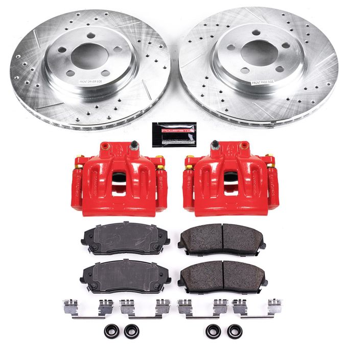 PWR-KC1714A, PowerStop Z23 Evolution Sport Brake Upgrade Kits with Calipers for 2012-2021 300, CHALLENGER, CHARGER - KC1714A في الإمارات العربية المتحدة, دبي. Condition - new. Price 2,700 AED. Photo, seller contacts | AUTO.AE