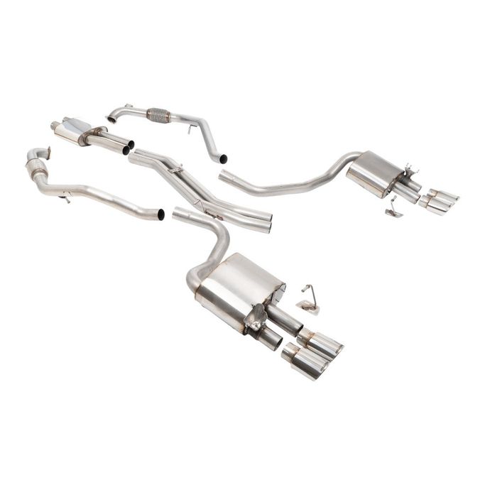 SSXAU1196, MILLTEK SSXAU1196 Cat-Back Exhaust, 2.5'' (Quad Polished Trims) for AUDI S5 Sportback RHD (B9) 2017- في الإمارات العربية المتحدة, دبي. Condition - new. Price ⁦18,590 AED⁩. Photo, seller contacts | AUTO.AE