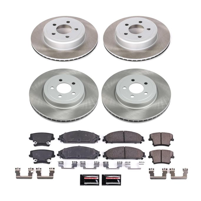PWR-SC2853, PowerStop Z17 Evolution Plus Semi-Coated Rotor Brake Kits SC2853 в ОАЭ, Дубай. Состояние - новое. Цена 1 940 AED. Фото, контакты продавца | AUTO.AE