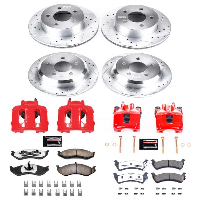 PWR-KC2121-36, PowerStop Z36 Truck and Tow Brake Upgrade Kits with Calipers for 1995-1998 GRAND CHEROKEE - KC2121-36 в ОАЭ, Дубай. Состояние - новое. Цена ⁦3 340 AED⁩. Фото, контакты продавца | AUTO.AE