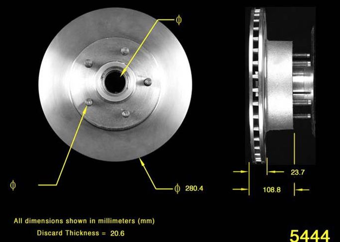 BEN-PRT1196, Bendix Brakes Global Brake Rotors for 1980-1983 F-100 - PRT1196 في الإمارات العربية المتحدة, دبي. Condition - new. Price ⁦290 AED⁩. Photo, seller contacts | AUTO.AE