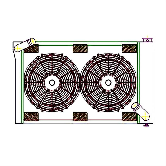 GRI-CU-00158, Griffin Exact Fit Radiator Combos for 1969-1972 CORVETTE - CU-00158 في الإمارات العربية المتحدة, دبي. Condition - new. Price ⁦5,800 AED⁩. Photo, seller contacts | AUTO.AE