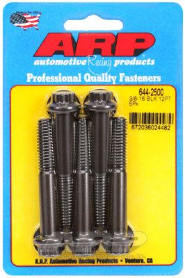 644-2500, ARP 644-2500 SAE Bolt Kit 3/8-16 x 2.500 12pt 7/16 wrenching black oxide bolts in UAE, Dubai. Condition - new. Price 210 AED. Photo, seller contacts | AUTO.AE