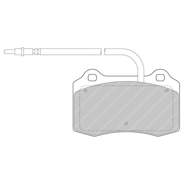 FDS1379, FERODO FDS1379 Front Brake Pads DS Performance for DODGE Viper SRT-10 in UAE, Dubai. Condition - new. Price 970 AED. Photo, seller contacts | AUTO.AE