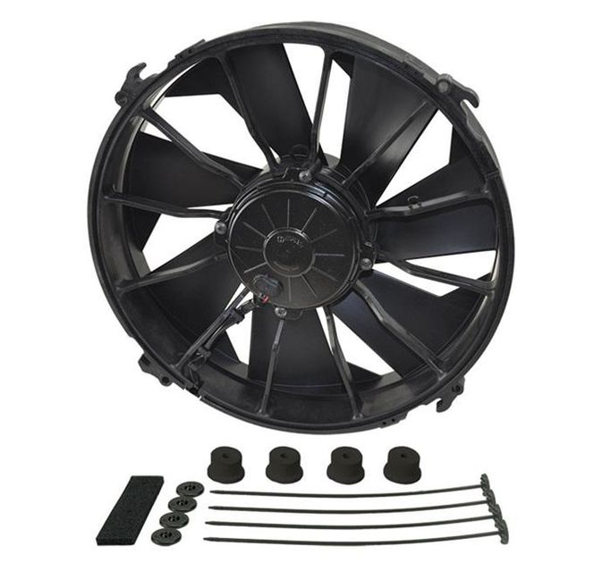 DER-16924, 12 Inch 2,000 CFM Derale High-Output Single RAD Fan 16924 в ОАЭ, Дубай. Состояние - новое. Цена ⁦1 250 AED⁩. Фото, контакты продавца | AUTO.AE
