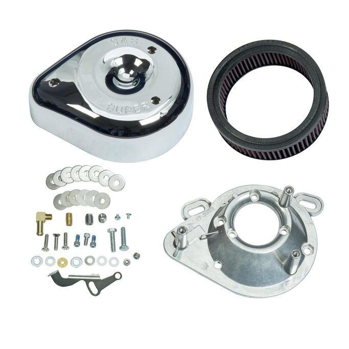 SSY-17-0399, S&S Cycle Super E and G Teardrop Air Cleaner Kits 17-0399 في الإمارات العربية المتحدة, دبي. Condition - new. Price ⁦1,950 AED⁩. Photo, seller contacts | AUTO.AE
