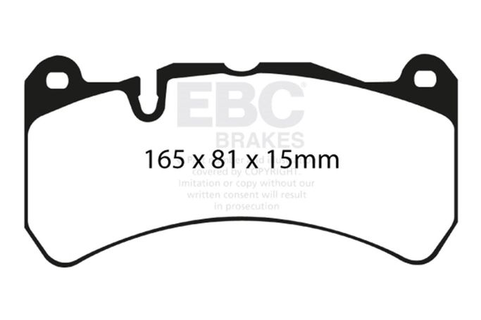 EBC-DP41591R, EBC Yellowstuff Brake Pads DP41591R в ОАЭ, Дубай. Состояние - новое. Цена 760 AED. Фото, контакты продавца | AUTO.AE