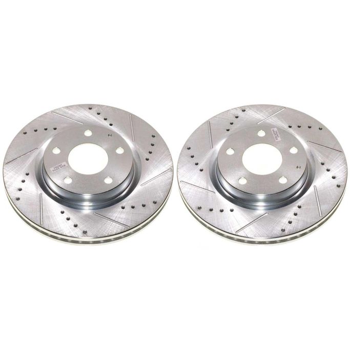 PWR-JBR1914XPR, PowerStop Evolution Drilled and Slotted Rotors for 2019-2026 3, 2020-2026 CX-30 - JBR1914XPR في الإمارات العربية المتحدة, دبي. Condition - new. Price 580 AED. Photo, seller contacts | AUTO.AE