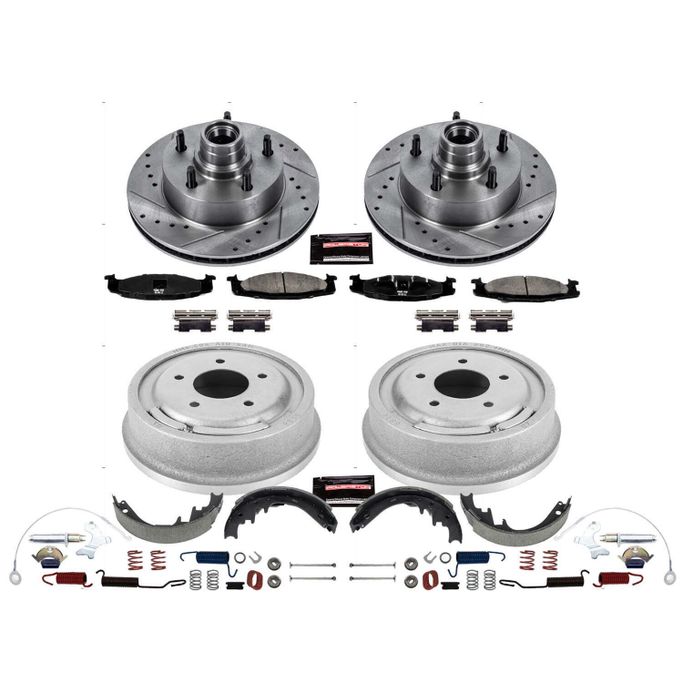 PWR-K15091DK, PowerStop Z23 Evolution Sport Disc and Drum Brake Upgrade Kits for 1994-1996 E-150 ECONOLINE, F-150 - K15091DK в ОАЭ, Дубай. Состояние - новое. Цена ⁦2 680 AED⁩. Фото, контакты продавца | AUTO.AE