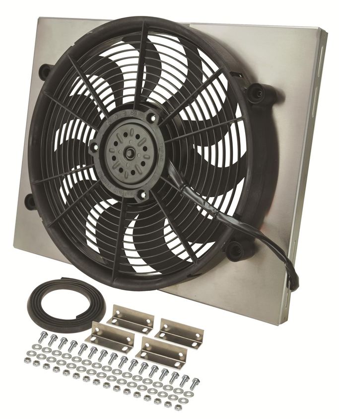 DER-16823, 17 Inch 2,400 CFM Derale High-Output Single RAD Fan and Shroud Kit 16823 في الإمارات العربية المتحدة, دبي. Condition - new. Price ⁦1,860 AED⁩. Photo, seller contacts | AUTO.AE