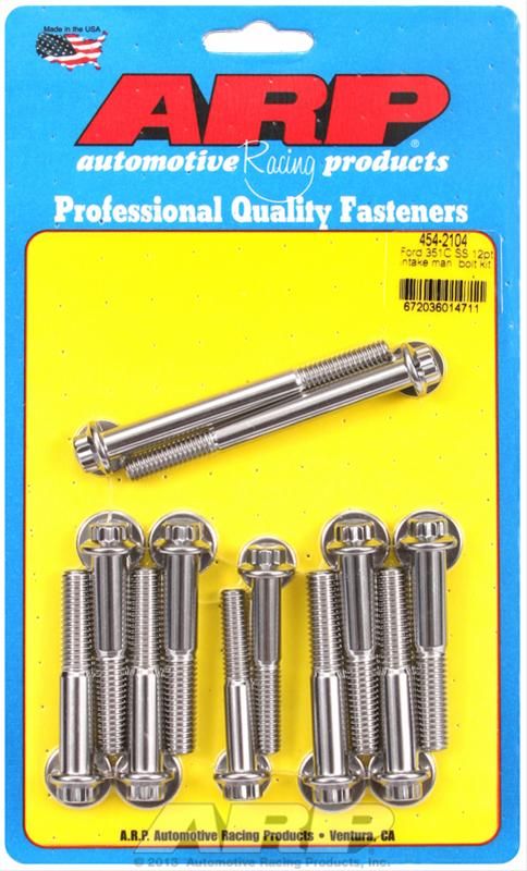 ARP-454-2104, ARP Stainless Steel Intake Manifold Bolt Kits 454-2104 in UAE, Dubai. Condition - new. Price 240 AED. Photo, seller contacts | AUTO.AE