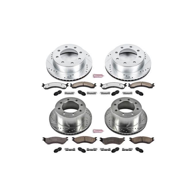 PWR-K5466-36, PowerStop Z36 Truck and Tow Brake Upgrade Kits for 2001-2002 RAM 2500, RAM 3500 - K5466-36 в ОАЭ, Дубай. Состояние - новое. Цена ⁦3 960 AED⁩. Фото, контакты продавца | AUTO.AE