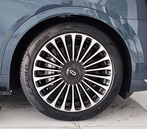 New Aito M9, 2025 in Dubai by Gulf Motors, Blue color. Chinese Specs | AUTO.AE
