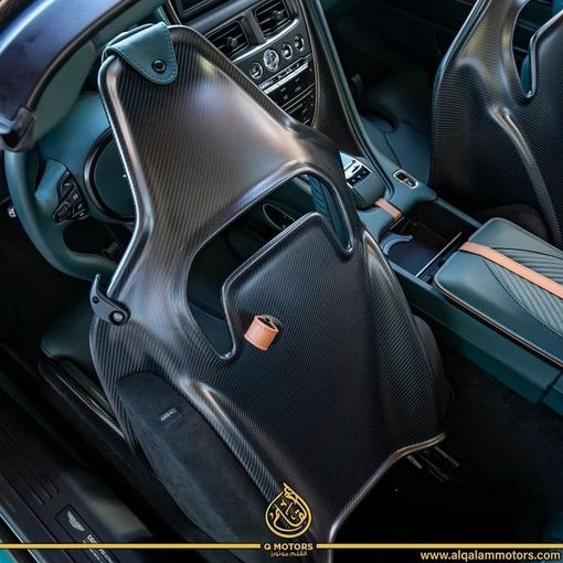 New Aston Martin DBS 770 Ultimate Volante III, 5.2 l, 2023 in Dubai by Q Motors, Teal color. European Specs | AUTO.AE