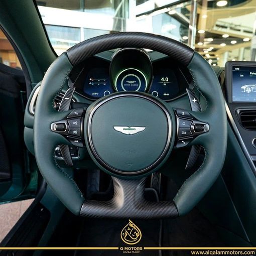 New Aston Martin DBS 770 Ultimate Volante III, 5.2 l, 2023 in Dubai by Q Motors, Teal color. European Specs | AUTO.AE