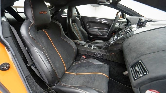 New Aston Martin V12 Vantage S I, 5.9 l, 2016 in Dubai by Al Ain Class Motors, Orange color. GCC Specs | AUTO.AE