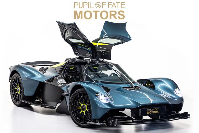 New Aston Martin Valkyrie, 6.5 l, 2022 in Dubai by PUPIL OF FATE MOTORS, Green color. European Specs | AUTO.AE