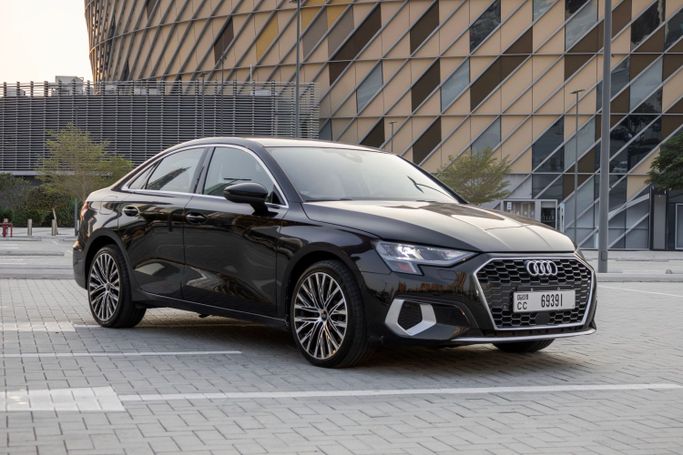 Audi A3 IV (8Y), 2023 седан эконом класса в Дубае от Macan Luxury Motors черный цвет | AUTO.AE