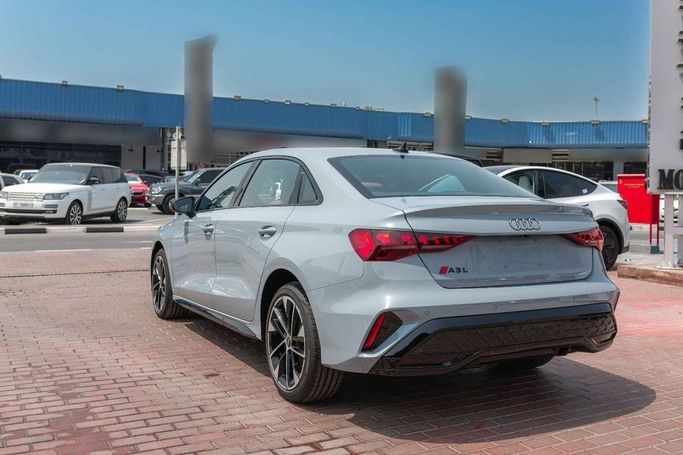 New Audi A3 35 TFSI IV (8Y) Facelift, 1.5 l, 2025 in Dubai by Albakheet Motors, Silver color. Chinese Specs | AUTO.AE
