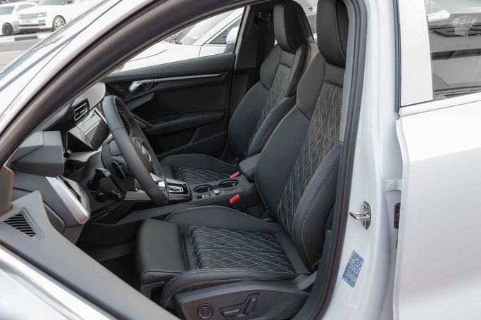 New Audi A3 35 TFSI IV (8Y) Facelift, 1.5 l, 2025 in Dubai by Albakheet Motors, White color. Chinese Specs | AUTO.AE
