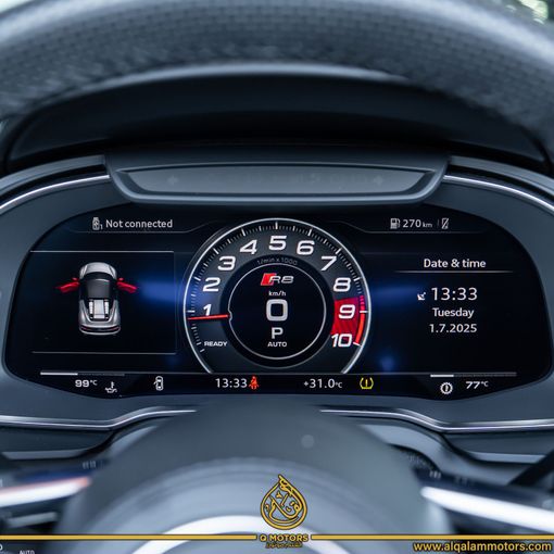 Подержанный Audi R8 V10 performance II (4S) Рестайлинг, 5.2 л, 2023 в Дубае от Q Motors Зеленый цвет. Европейская | AUTO.AE