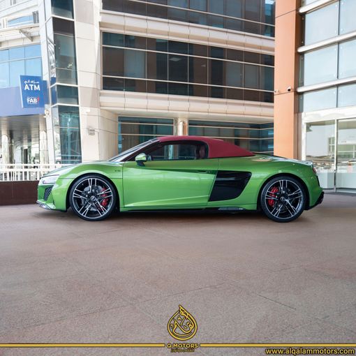 Подержанный Audi R8 V10 performance II (4S) Рестайлинг, 5.2 л, 2023 в Дубае от Q Motors Зеленый цвет. Европейская | AUTO.AE