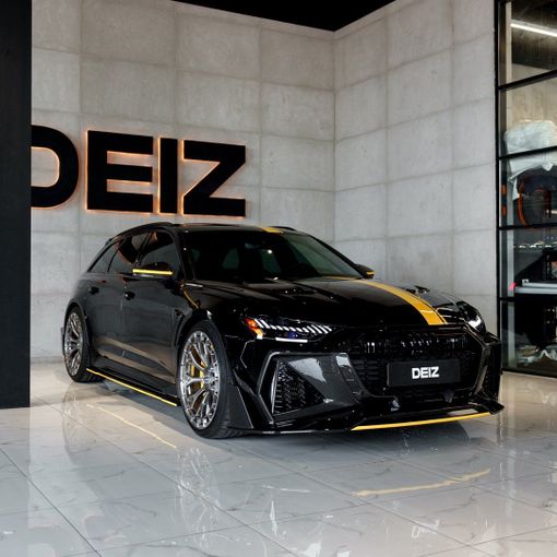 Audi RS 6 performance IV (C8), 2022 универсал 5 дв. спорт класса в Дубае от DEIZ черный цвет | AUTO.AE